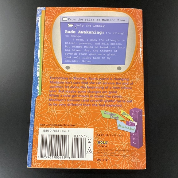 From the Files of Madison Finn #1: Only the Lonely by Laura Dower - Novel - Picture 2 of 4